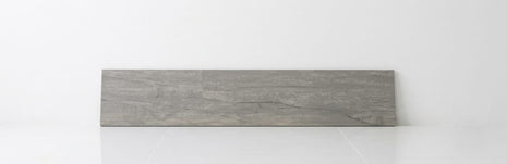 Amazonia Fume ceramic plank tile installed