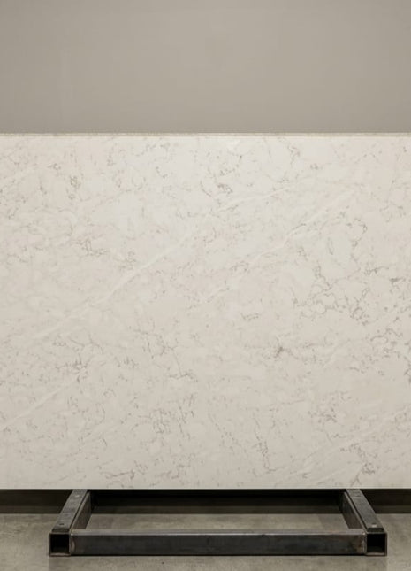 Daiying Dark Feather quartz slab installed