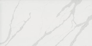Elegant Calacatta quartz slab
