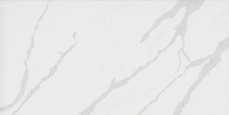 Elegant Calacatta quartz slab